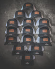 Custom Hats with Leather Patch