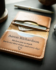 Custom Leather Bifold Wallet