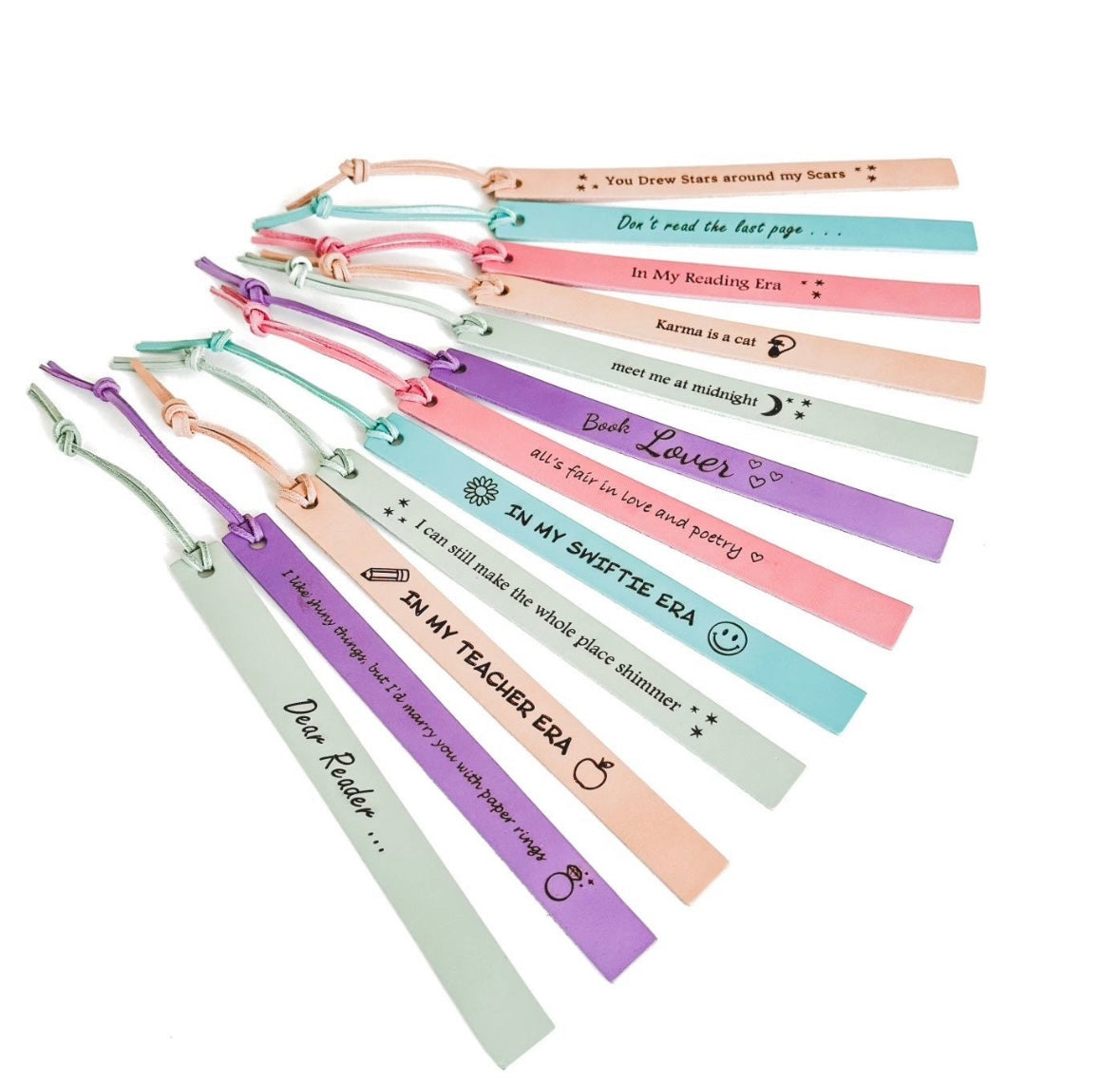 Leather Bookmarks - Swiftie Edition