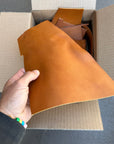 2.5 Lbs of Full Grain Leather Scraps
