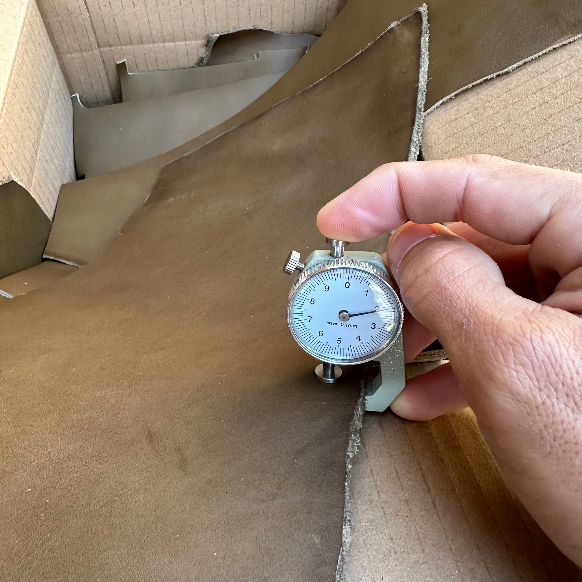 2.5 Lbs of Full Grain Leather Scraps