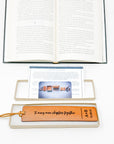 Personalized Leather Bookmark - Wide Option
