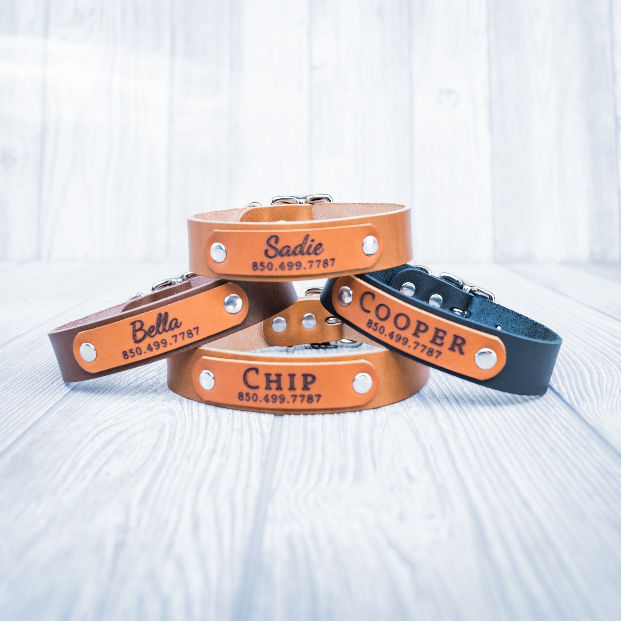 Customized Leather Dog Collar