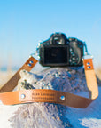 Personalized Leather Camera Strap