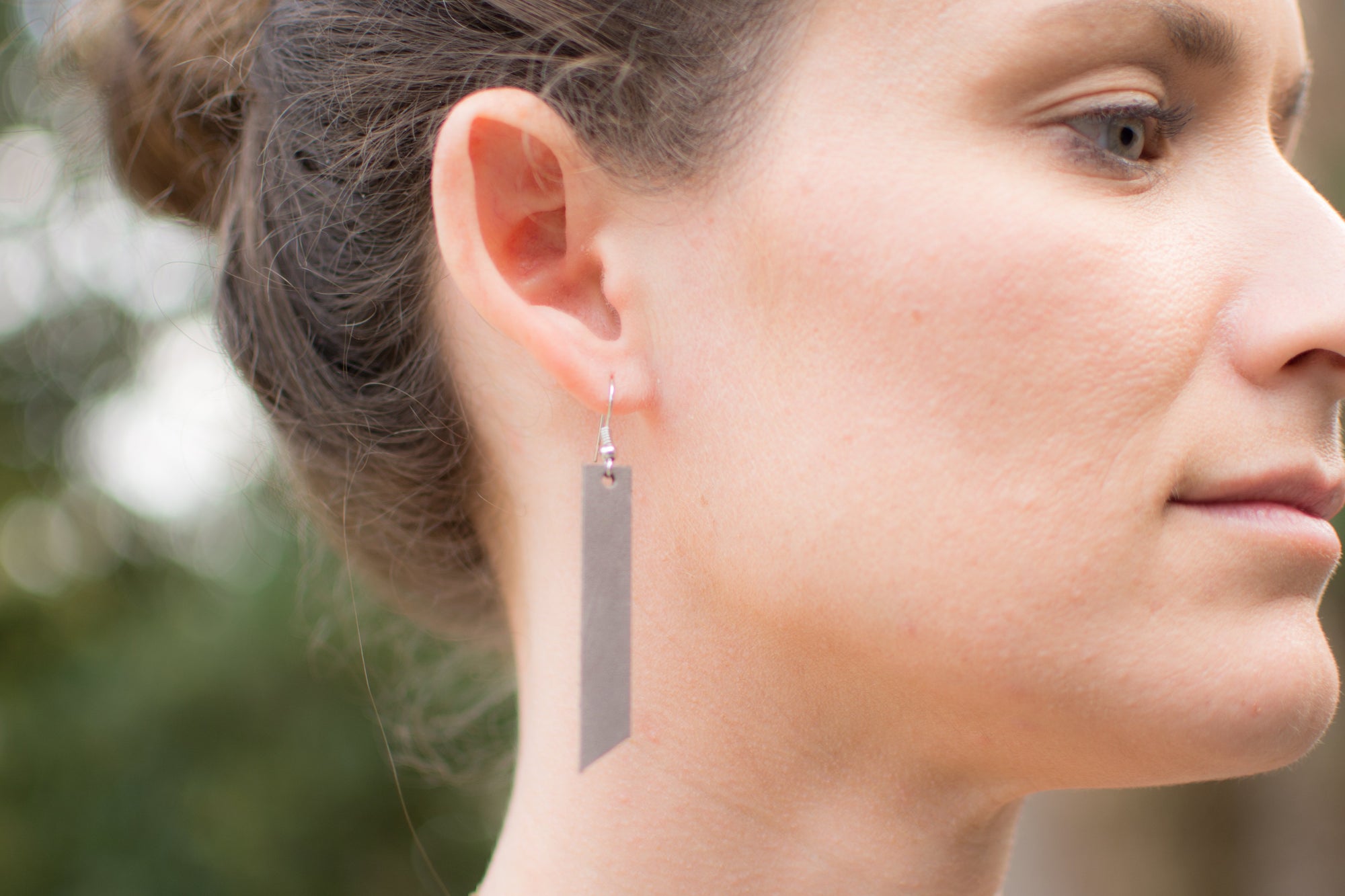 Leather Earrings - Handmade