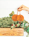 Personalized Leather Christmas Ornament