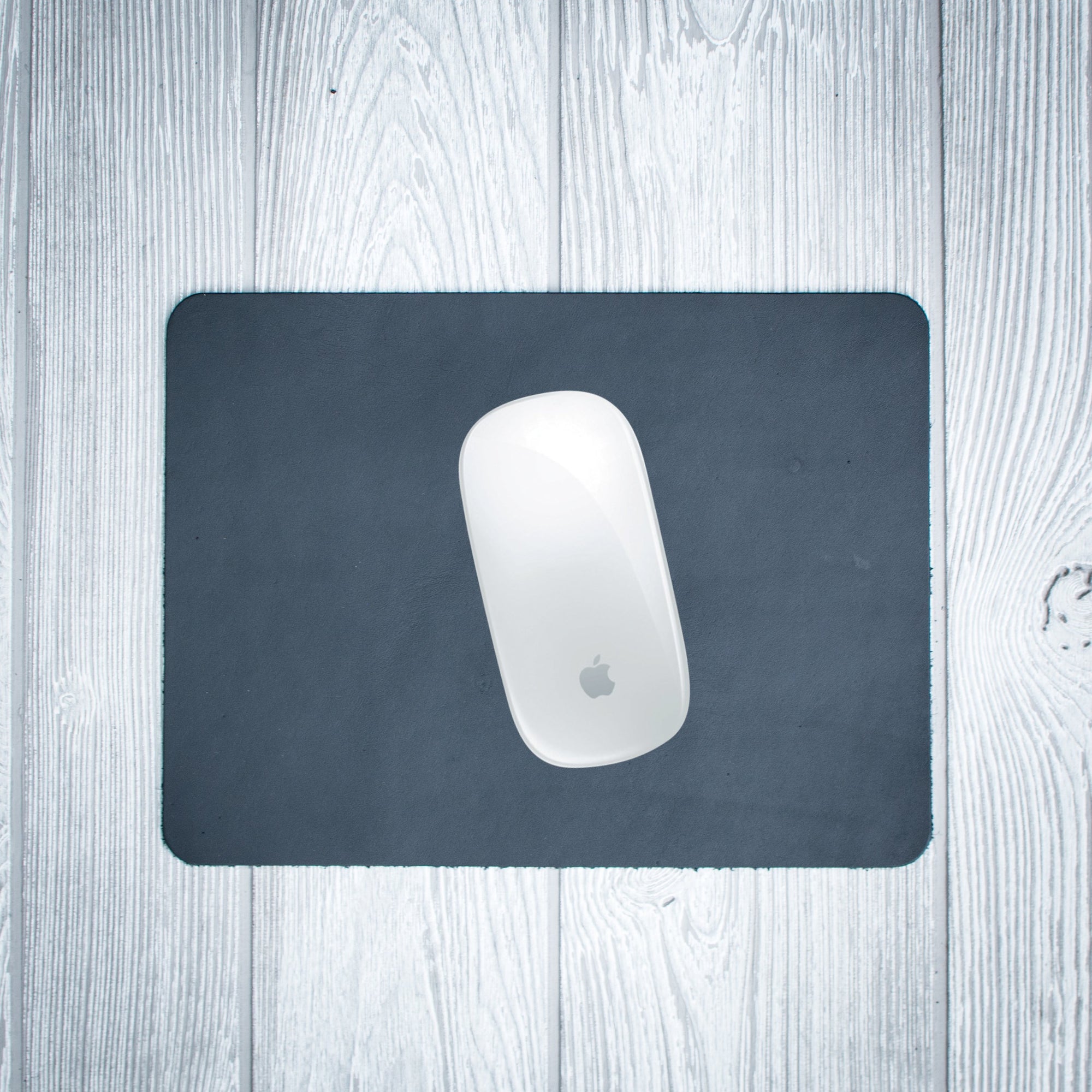 Black Leather Mousepad