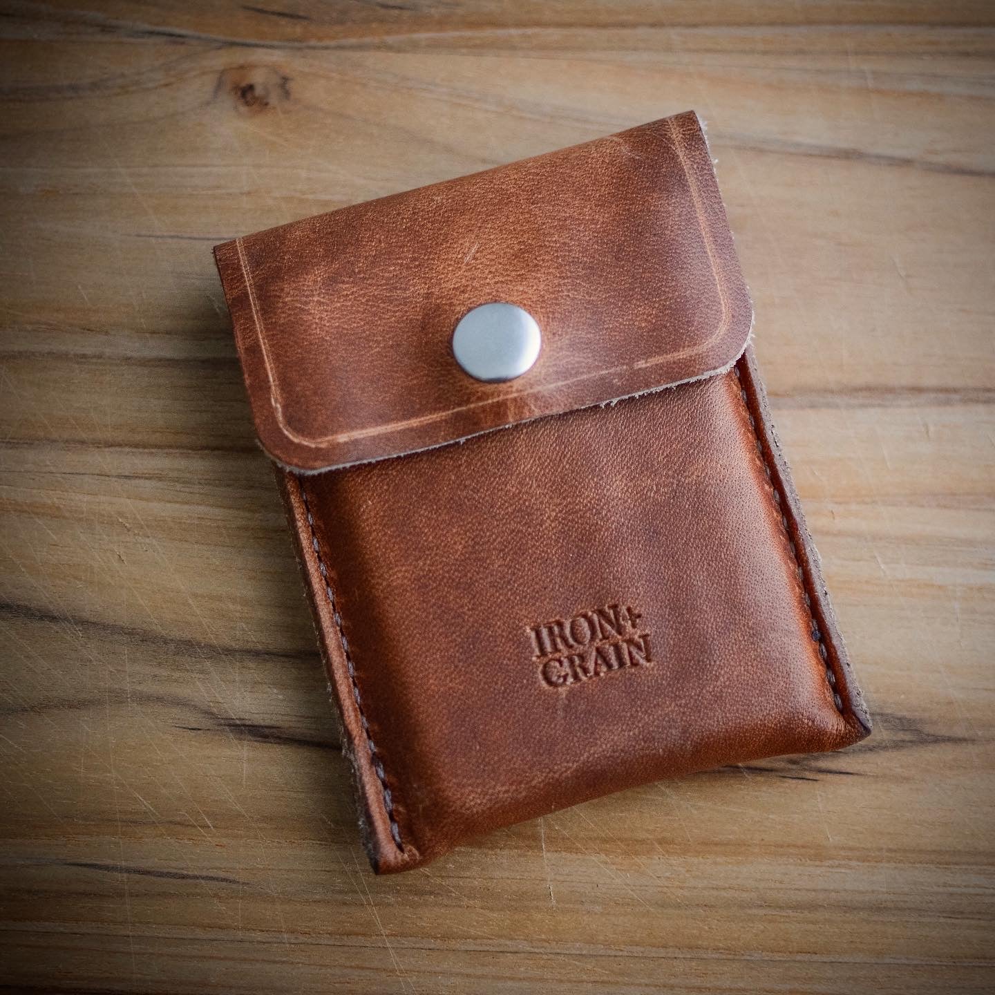 'The Washington' Leather Snap Wallet