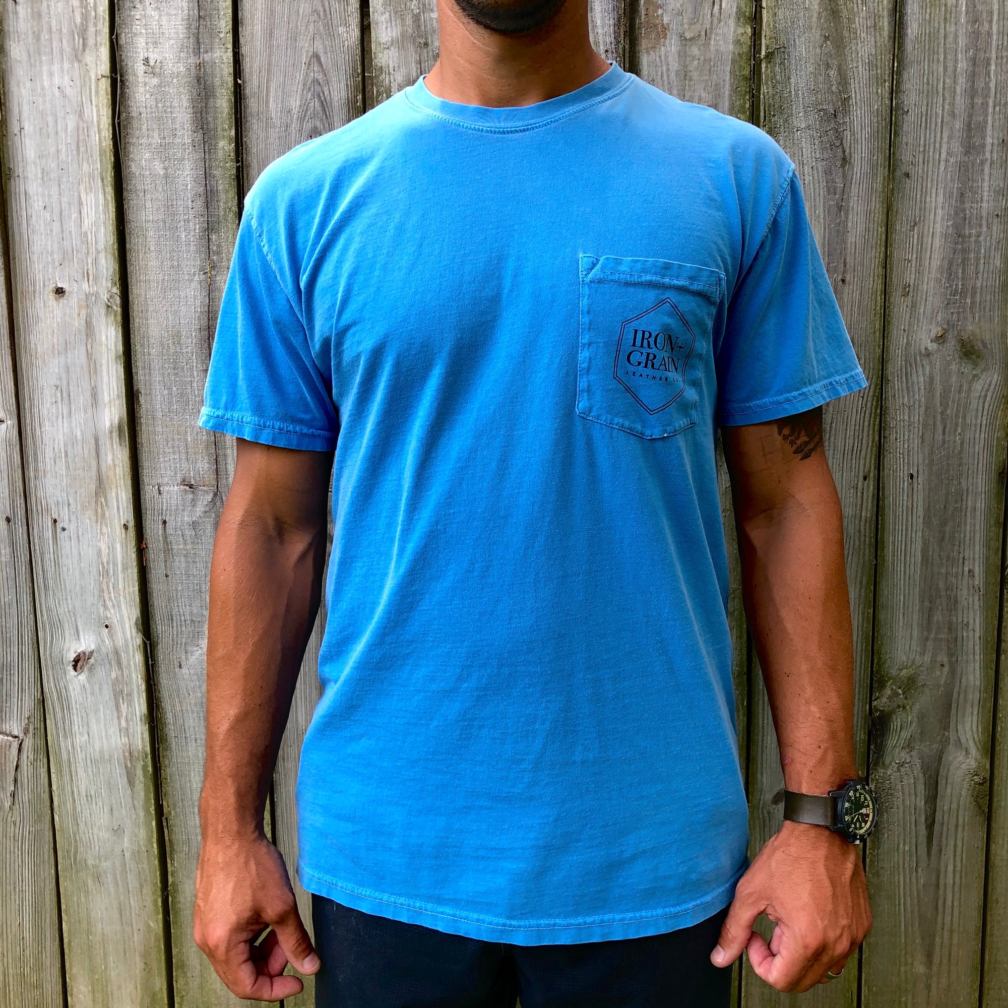 Hexagon Logo - Short Sleeve Pocket T-Shirt