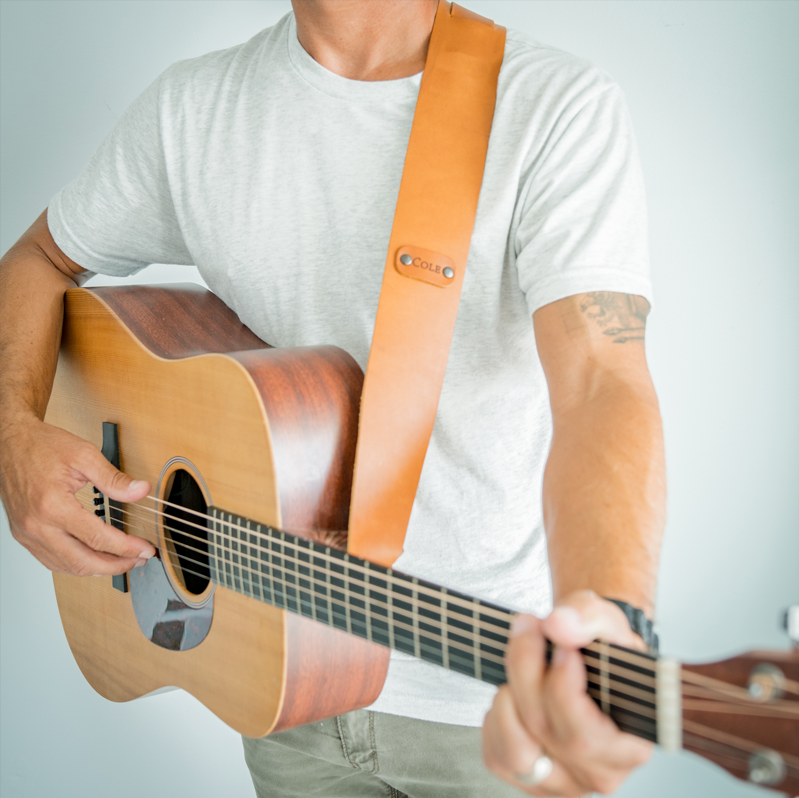 Handmade Leather Guitar Strap