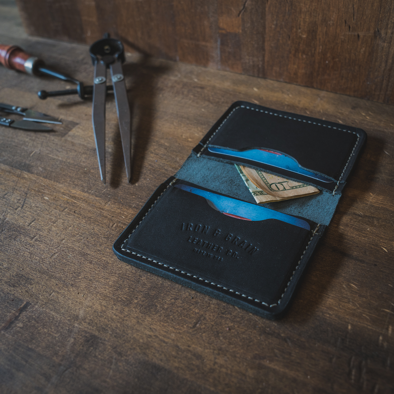 The Reagan - Leather Bifold Wallet