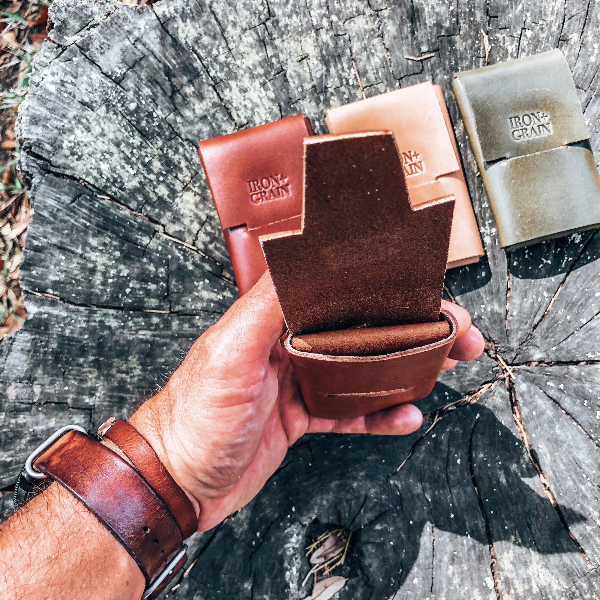 The Ulysses - 'Stitchless' Mens Leather Wallet