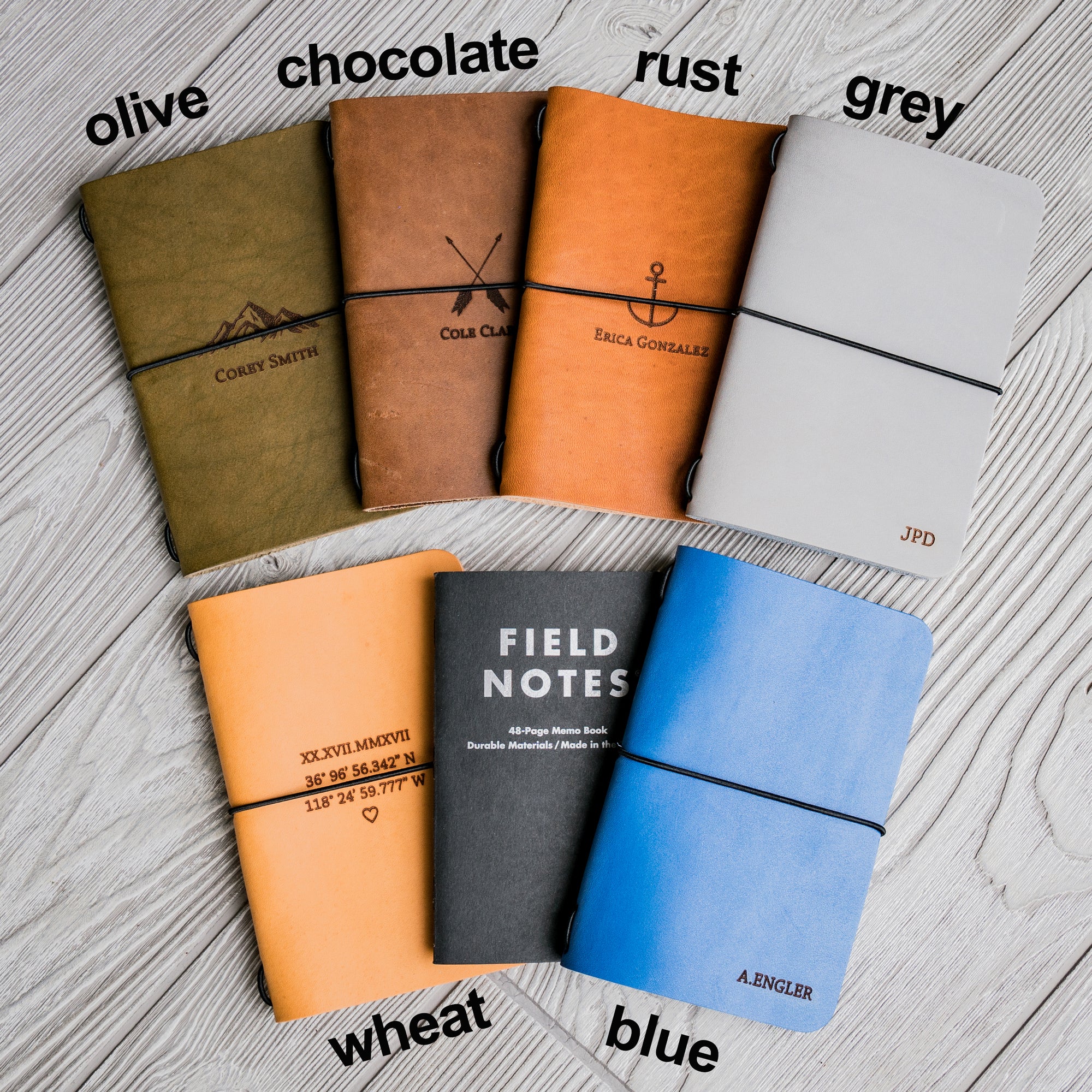 Personalized Leather Journal - Small