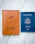 Personalized Leather Passport Wallet - Passport Holder