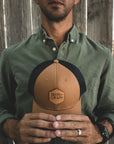 Custom Hats with Leather Patch