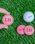 Leather Golf Ball Markers - SET OF 2