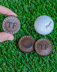 Leather Golf Ball Markers - SET OF 2