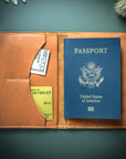 Personalized Leather Passport Holder