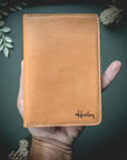 Personalized Leather Passport Holder