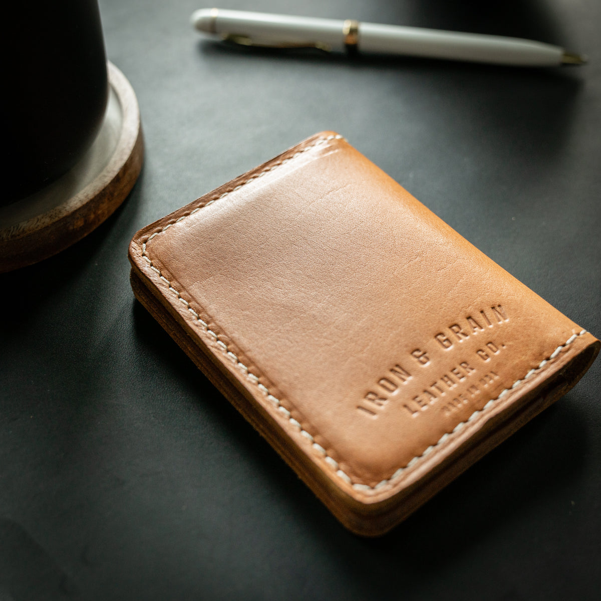 Custom Leather Bifold Wallet