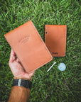 Leather Golf Scorecard Holder & Yard Book