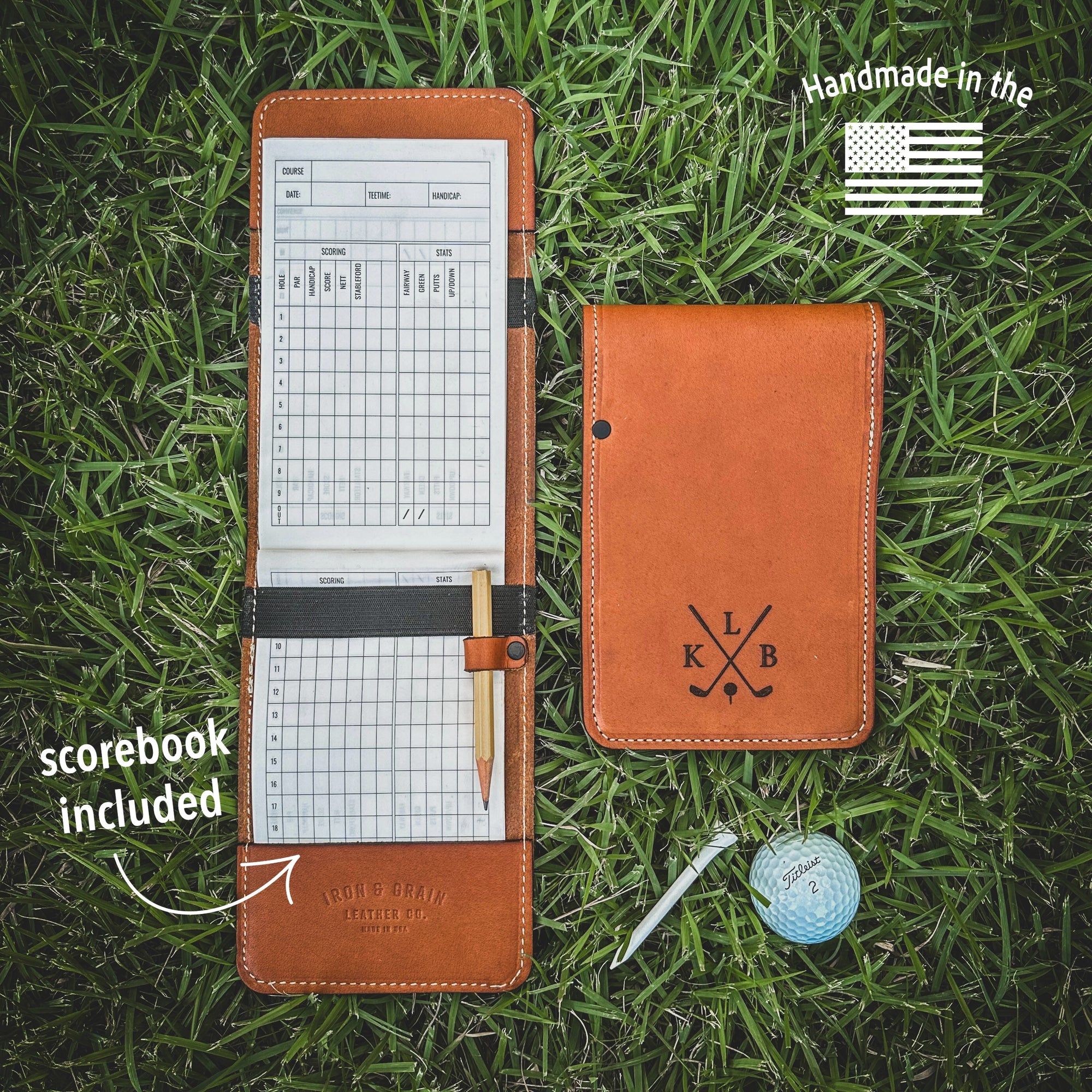 Golf Log book that comes with scorebook