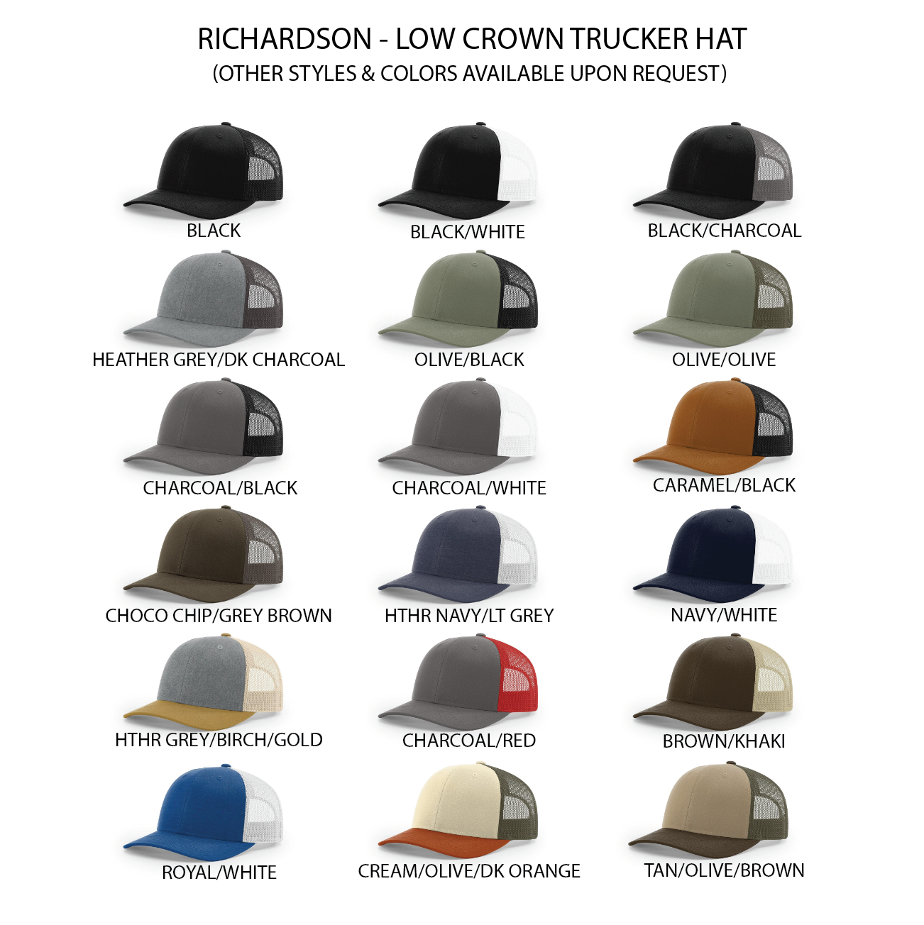 Custom Hats with Leather Patch