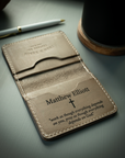 Custom Leather Bifold Wallet