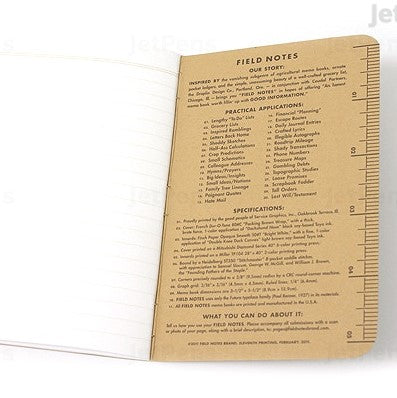 Field Notes Notebook - 3 pack – Iron and Grain Leather Co.