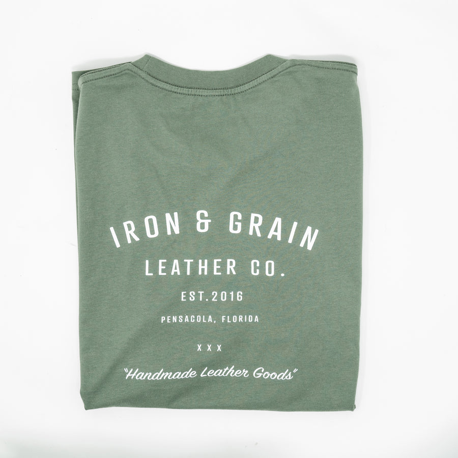 Iron & Grain Leather Co. Tee Shirt
