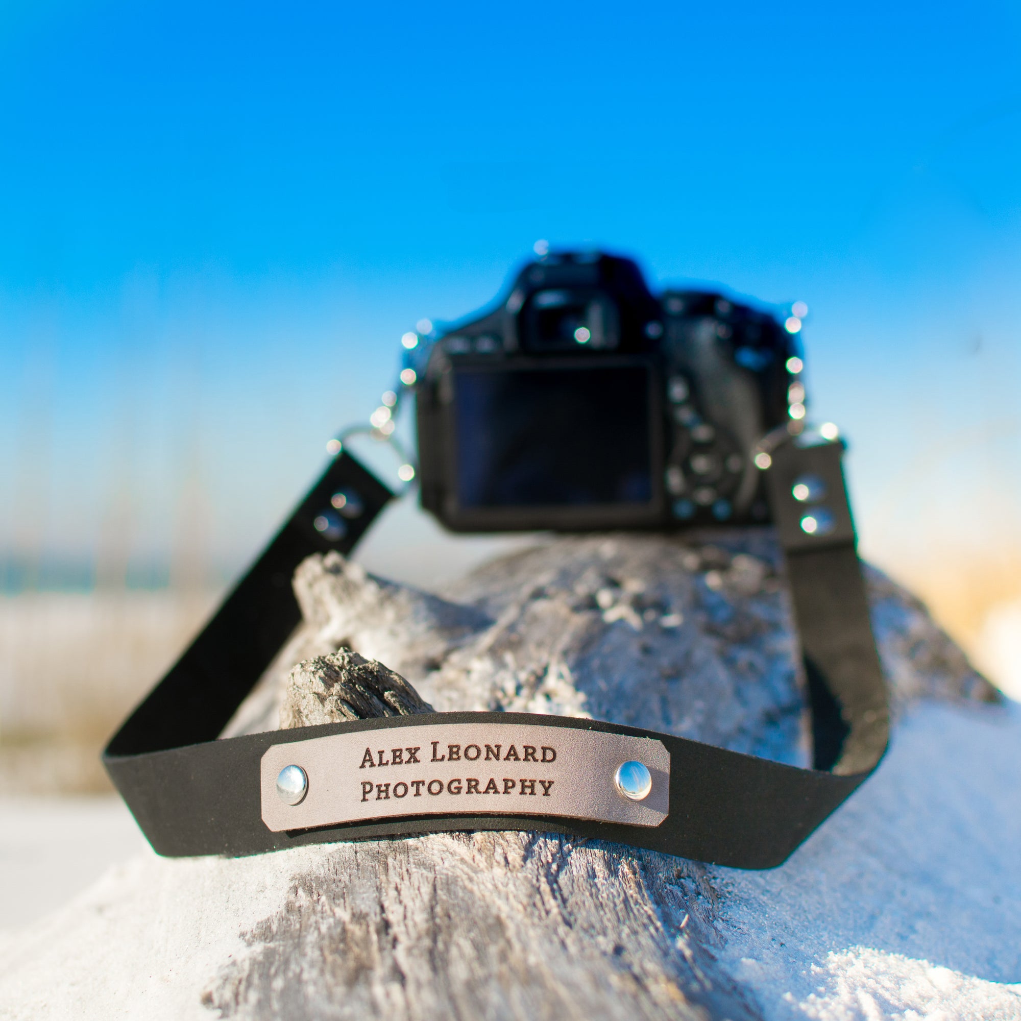 Personalized Leather Camera Strap