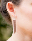 Leather Earrings - Handmade