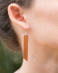 Leather Earrings - Handmade