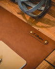 Personalized Leather Desk Mat