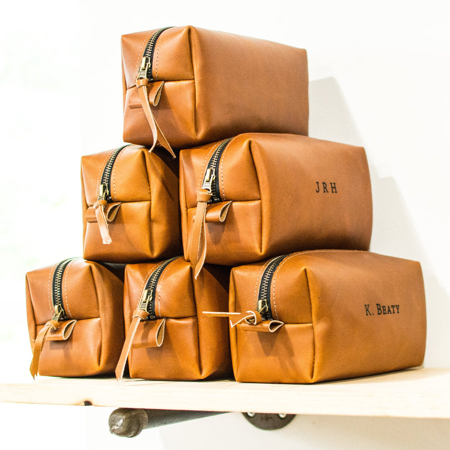 Dopp Kit Monogram Taurillon Leather - Men - Travel