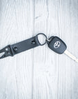 Black Leather Keychain