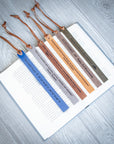 Personalized Leather Bookmark