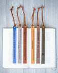 Personalized Leather Bookmark