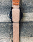 Leather ZULU Watch Band  - Uninversal fit - 22mm