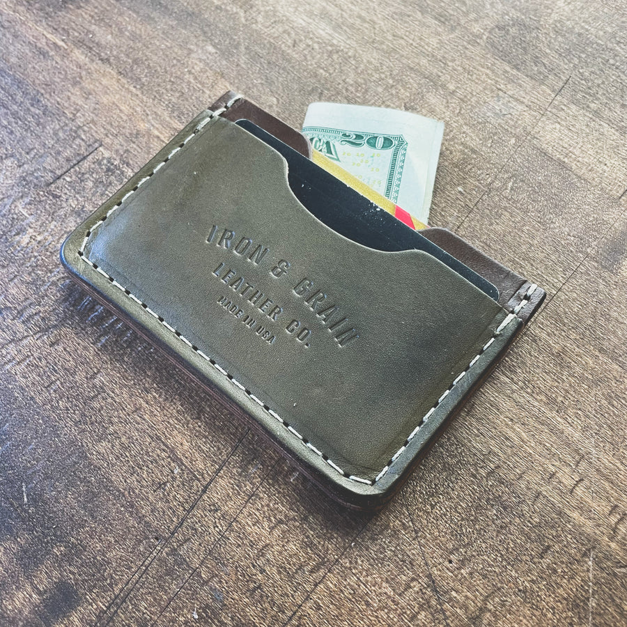The Kennedy - Mens Leather Wallet (one off)