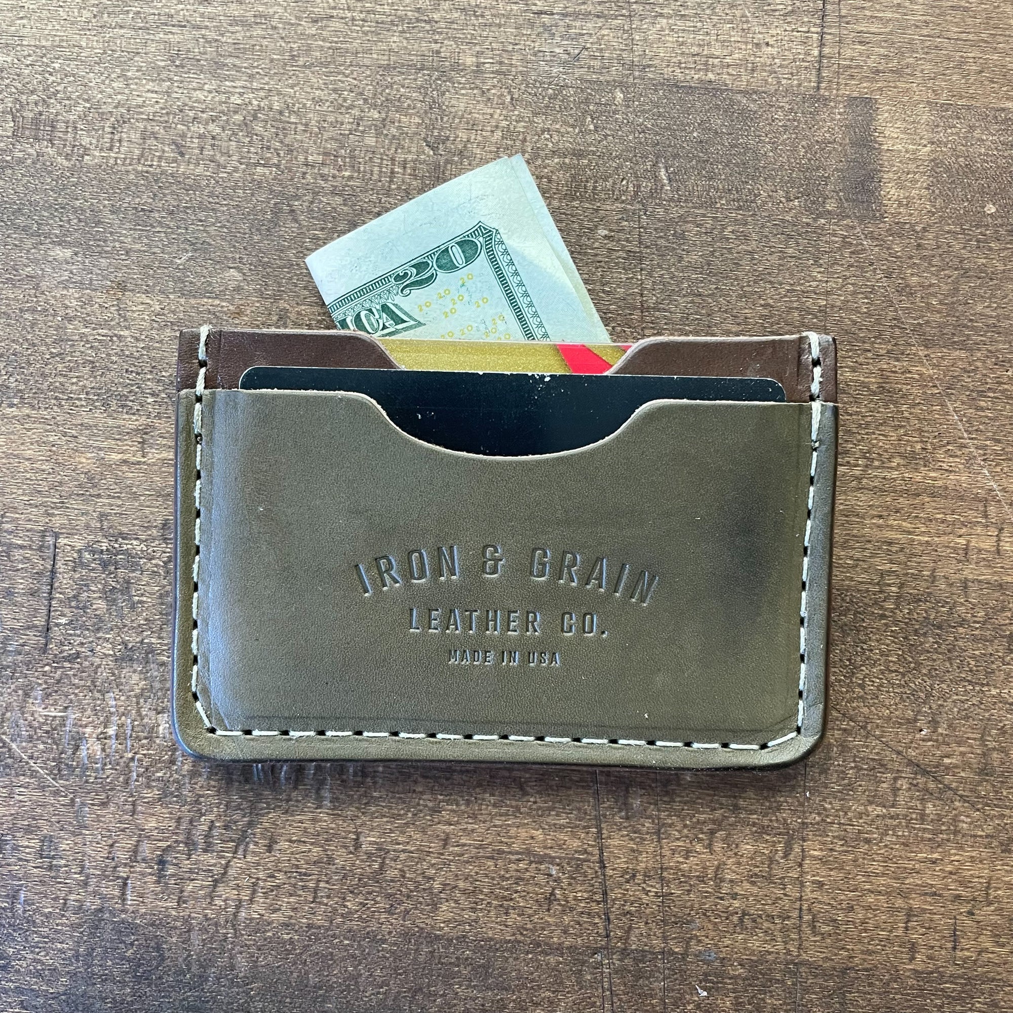 The Kennedy - Mens Leather Wallet (one off)