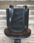 Black Women's Leather Tote / Shoulder Bag