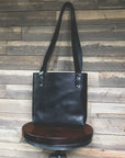 Black Women's Leather Tote / Shoulder Bag