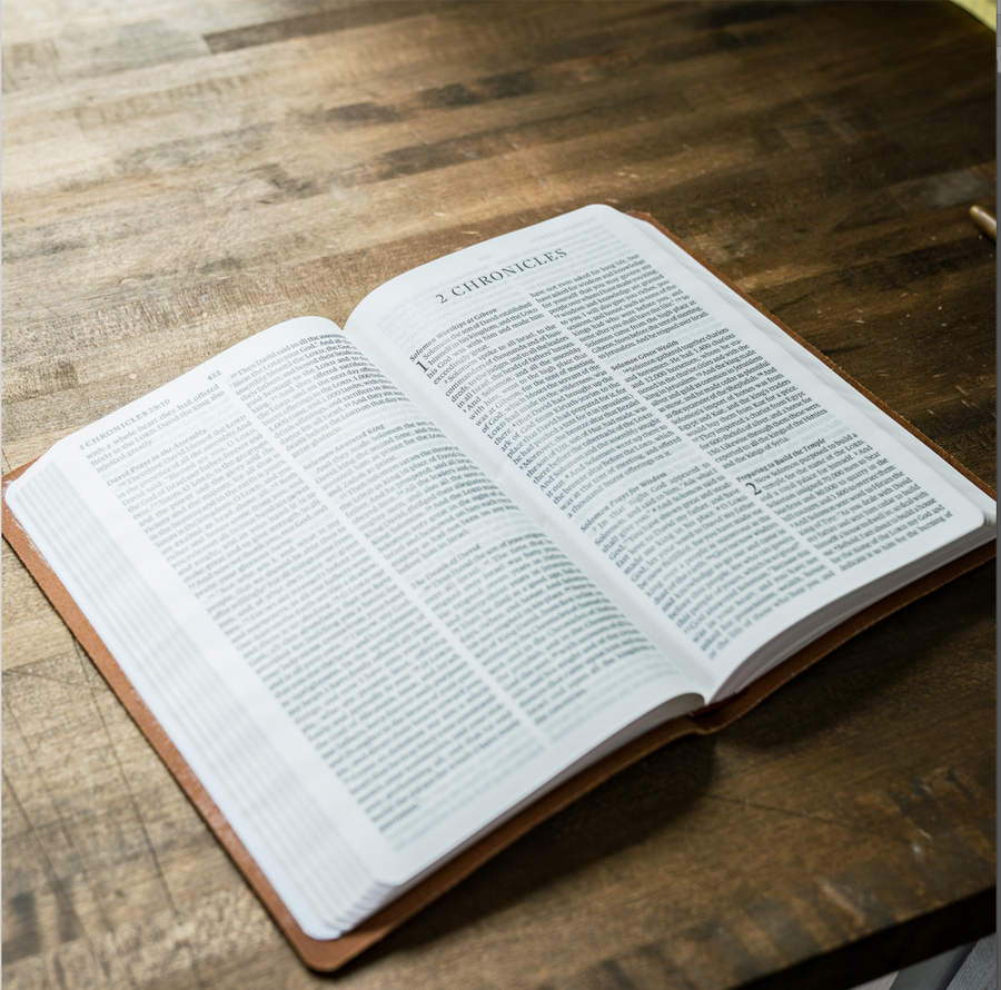 Personalized Leather Bible