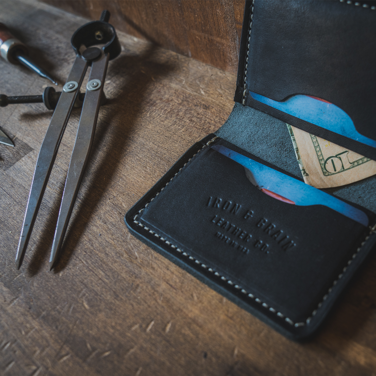 The Reagan - Leather Bifold Wallet