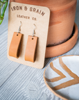 Leather Geometric Earrings IV