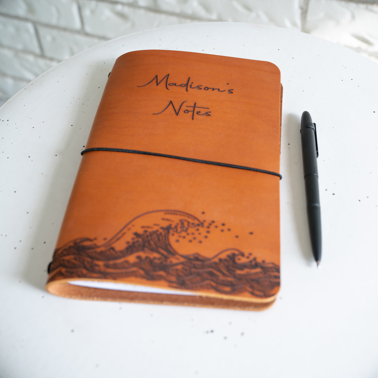 Large - Personalized Leather Journal