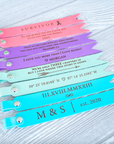 Personalized Leather Bookmark - Pastel Edition