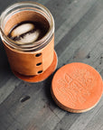 Leather Coaster Set -  4 coasters