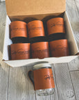 Personalized Leather Mug